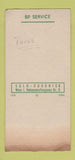 Matchbook Cover - BP oil gas Energol BOBTAIL WEAR