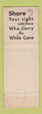 Matchbook Cover - Canadian National Institute of the Blind WEAR
