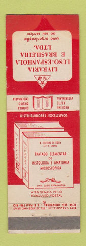 Matchbook Cover - Livraria Luso Espanhola Brazil Books