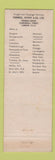 Matchbook Cover - Furness Lines Shipping
