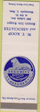 Matchbook Cover - KC Life Insurance Co WT Koop Minneapolis MN