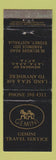 Matchbook Cover - Gemini Travel Service Sydney Australia WEAR