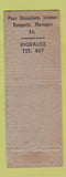 Matchbook Cover - Club Mantane QC