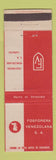 Matchbook Cover - Fosforera Venezolana Caracas Venezuela