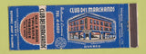 Matchbook Cover - Club Des Marchands Quebec QC WEAR