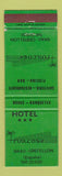 Matchbook Cover - Hotel Trurcosa Grao Castellon Spain WEAR