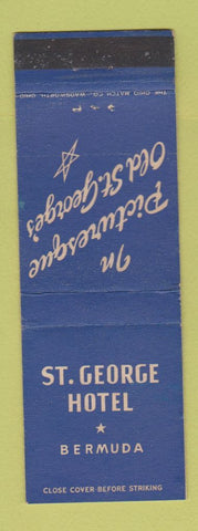Matchbook Cover - St George Hotel Bermuda  WEAR