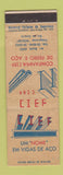 Matchbook Cover - Cief Steel Rio De Janeiro Brazil WEAR