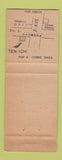 Matchbook Cover - Tempura Ten Ichi Tokyo Japan