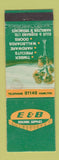 Matchbook Cover - E&B Building Supply Hamilton New Zealand