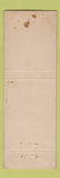 Matchbook Cover - ABC London UK England Catering