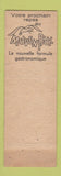 Matchbook Cover - Moven Pick Brussels Belgium