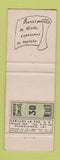 Matchbook Cover - Motel Los 3 Rios Culiacan Mexico