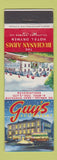 Matchbook Cover - Guy's Restaurant Hotel Drymen UK England
