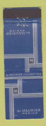 Matchbook Cover - Du Maurier Medium Cigarettes UK England Bryant May