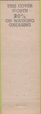 Matchbook Cover - Burrows Gulf Oil Gas Centerdale RI