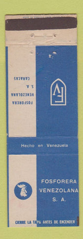 Matchbook Cover - Fosforera Venezolana Caracas Venezuela