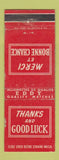 Matchbook Cover - Thanks and Good Luck Eddy Match Canada WEAR