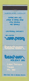 Matchbook Cover - Beachaven Holiday Inn Taupo New Zealand