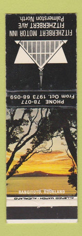 Matchbook Cover - Fitzherbert Motor Inn Palmerston North New Zealand WEAR