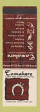 Matchbook Cover - Tamahere Town and Country Motel Hamilton New Zealand