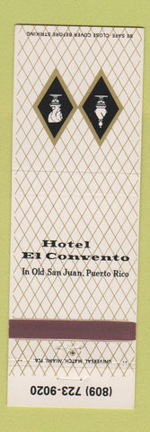 Matchbook Cover - Hotel El Convento San Juan Puerto Rico