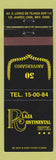 Matchbook Cover - Plaza Continental Hotel Juarez Mexico