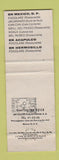 Matchbook Cover - Hotel El Presidente Acapulco Mexico Balsa