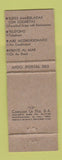 Matchbook Cover - Hotel Suites Las Flores Mazatlan Mexico
