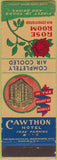 Matchbook Cover - Cawthon Hotel Mobile AL
