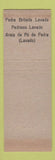 Matchbook Cover - Stone Quarry Sao Paulo Brazil WEAR