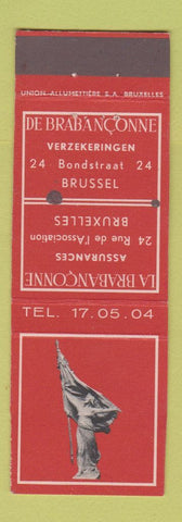 Matchbook Cover - La Brabanconne Brussels Belgium