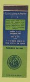 Matchbook Cover - De Credito Real De Minas Rio De Janeiro Brazil