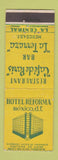 Matchbook Cover - Hotel Reforma Mexico DF WEAR