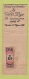 Matchbook Cover - Hotel Taxco Mexico Rancho Telva La Central WEAR