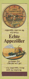 Matchbook Cover - Echte Appezoller Switzerland?