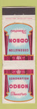 Matchbook Cover - Coronation 1953 Odeon Movie Theatres UK England