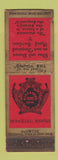 Matchbook Cover - Alexander Young Hotel Honolulu Hawaii WORN