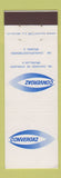 Matchbook Cover - Convergaz Brussels Belgium