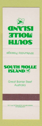 Matchbook Cover - South Molle Island Great Barrier Reef Australia SAMPLE