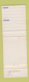 Matchbook Cover - Caulfield Sauna Elsternwick Australia