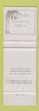 Matchbook Cover - Fisherman Restaurant Bar Cancun Mexico