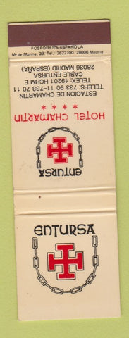 Matchbook Cover - Entursa Hotel Chamartin Madrid Spain