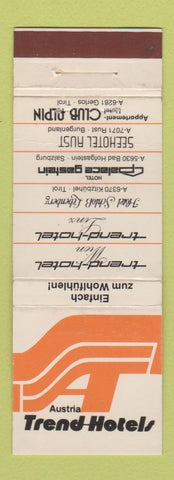 Matchbook Cover - Hotel Drei Raben WEAR