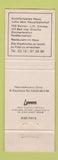 Matchbook Cover - Hotel Drei Raben WEAR