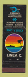 Matchbook Cover - Coasta Line Cruise Linea C