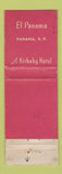 Matchbook Cover - El Panama Hotel Kirkeby WORN