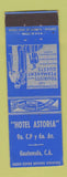Matchbook Cover - Hotel Astoria Guatemala