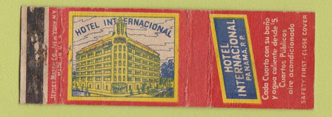 Matchbook Cover - Hotel Internacional Panama WORN