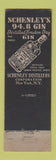 Matchbook Cover - Old Quaker Whisky Schenley's New York City